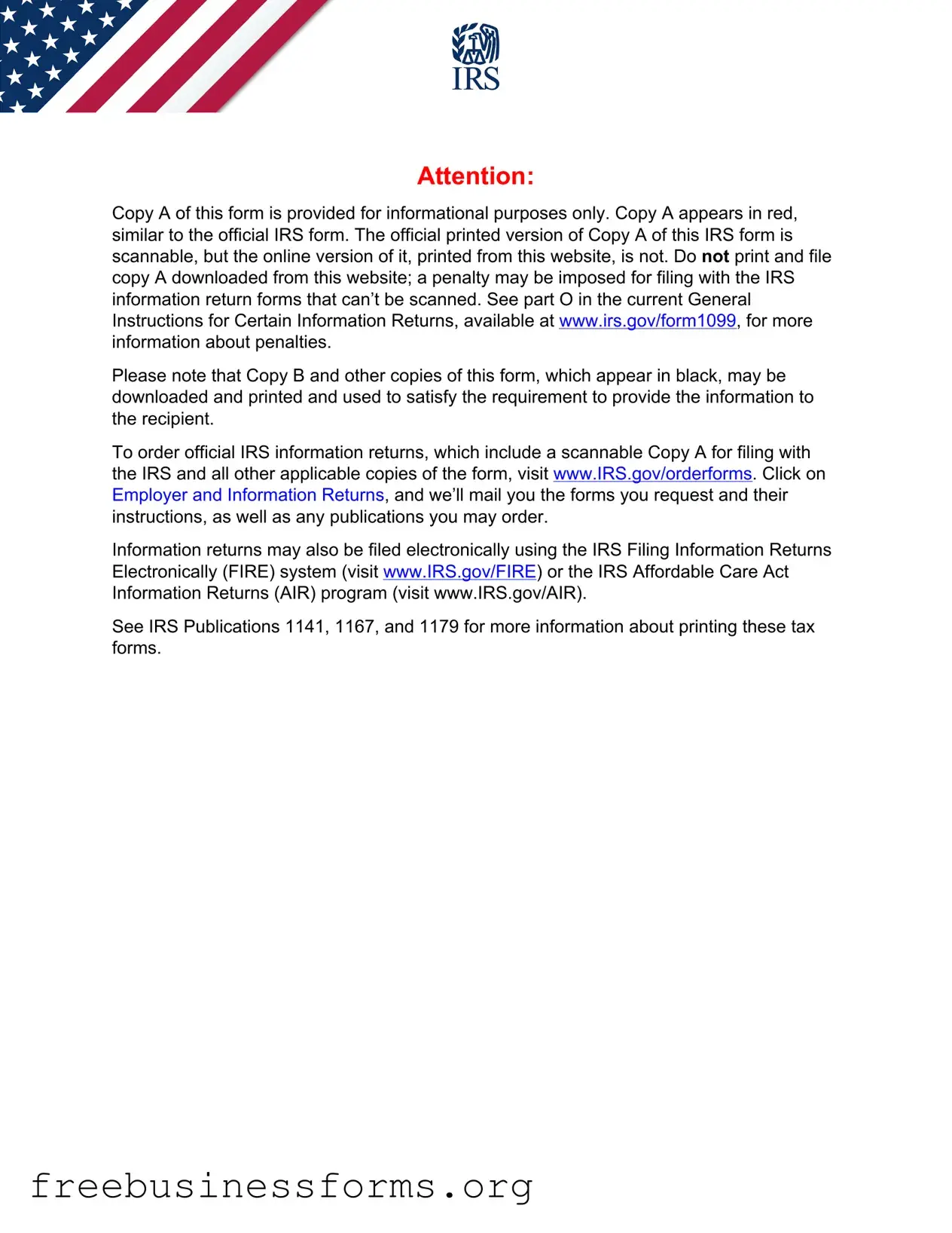 Official 1099 Nec Form in PDF