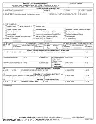 Official Da 31 Form in PDF