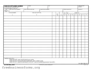 Official Da Form in PDF
